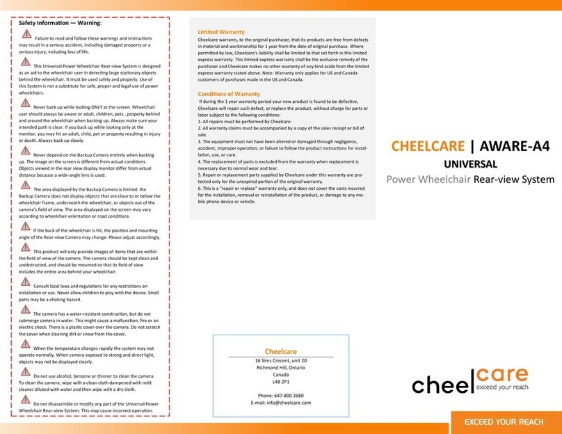 CHEELCARE AWARE-A4 UNIVERSAL manual