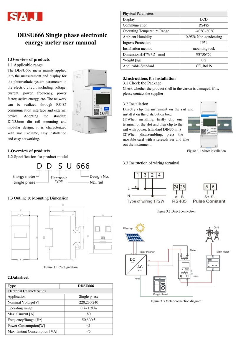 SAJ DDSU666 user manual