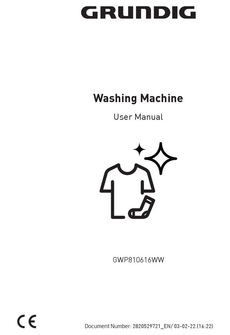 Grundig GWP810616WW User manual