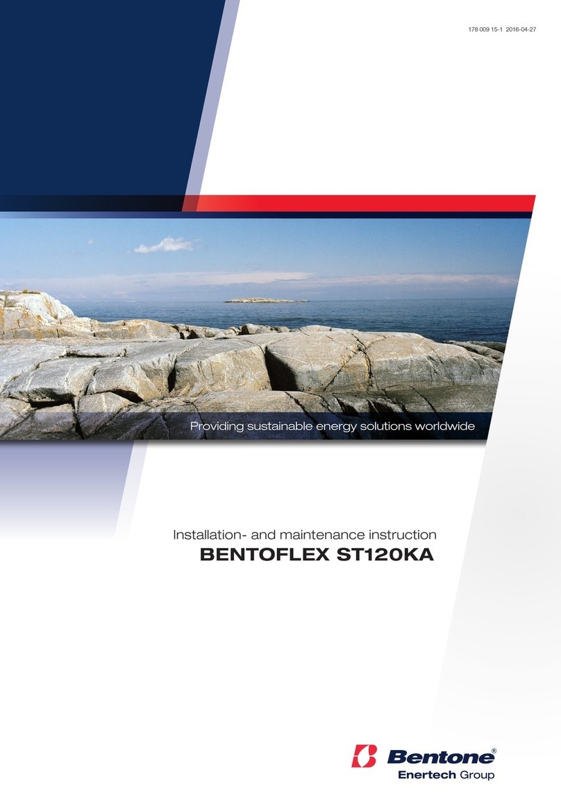 Enertech Bentone BENTOFLEX ST120KA Technical specifications Enertech Bentone BENTOFLEX ST120KA Technical specifications