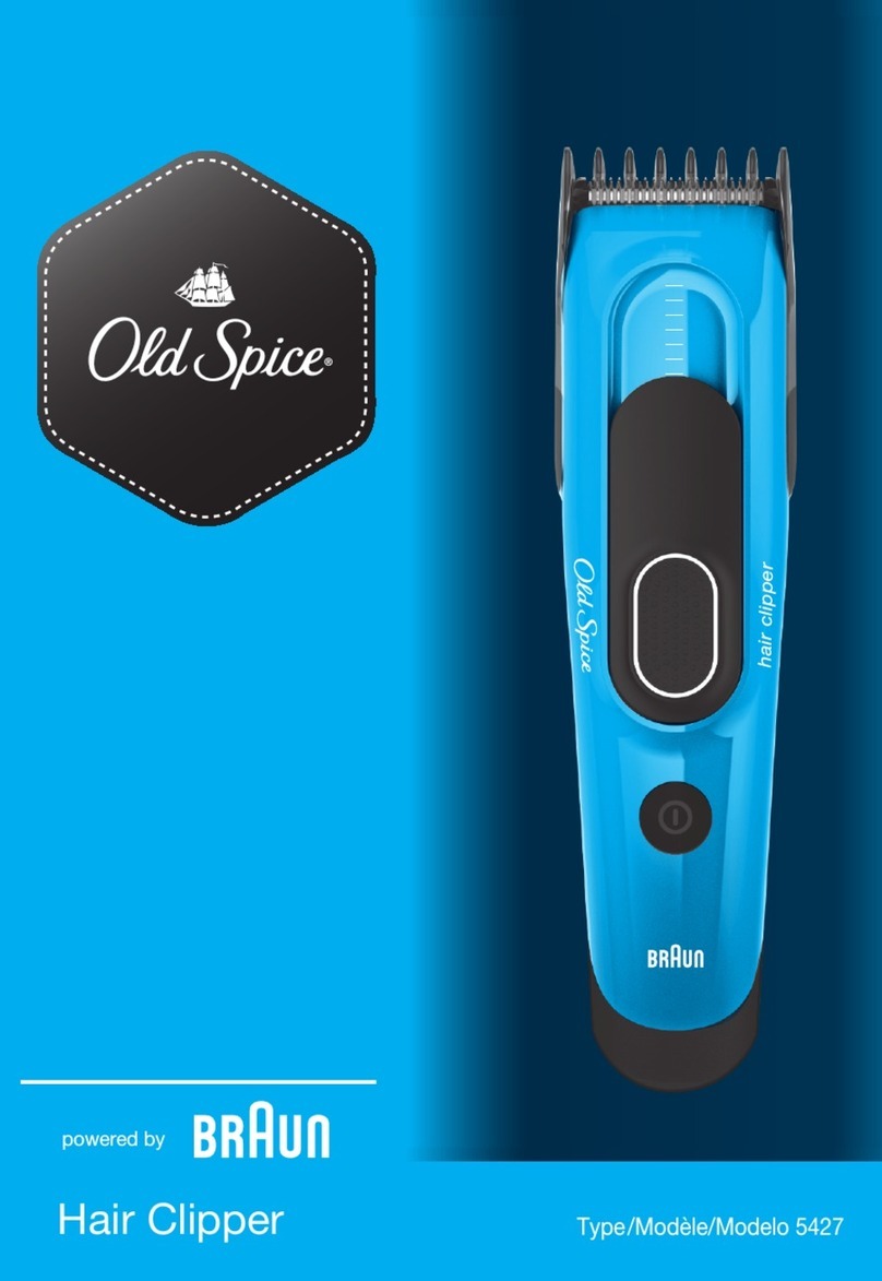 Braun Old Spice 5427 manual