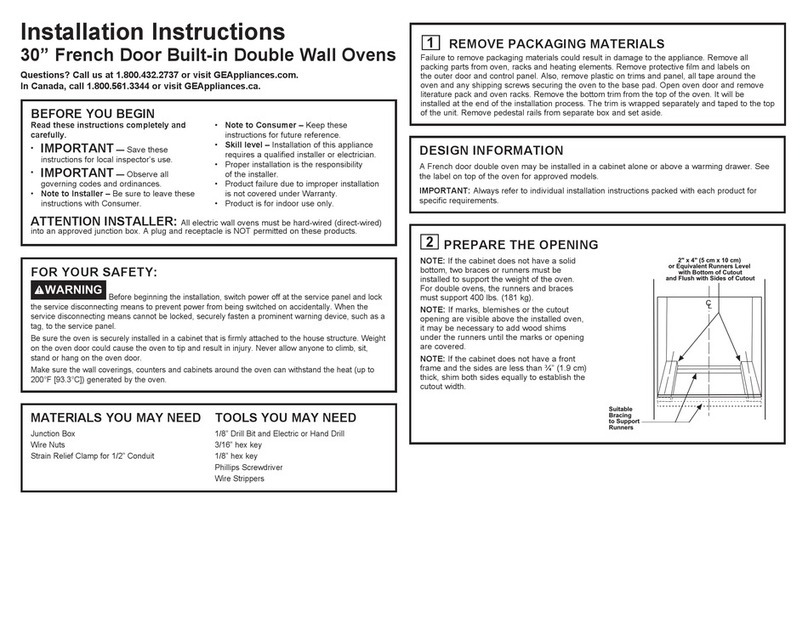 GE MONOGRAM ZTSX1FPSNSS User manual