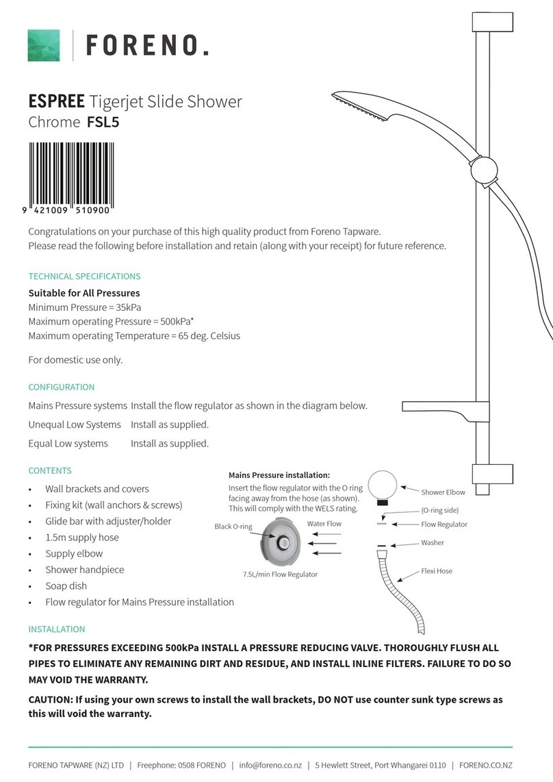 FORENO ESPREE FSL5 manual