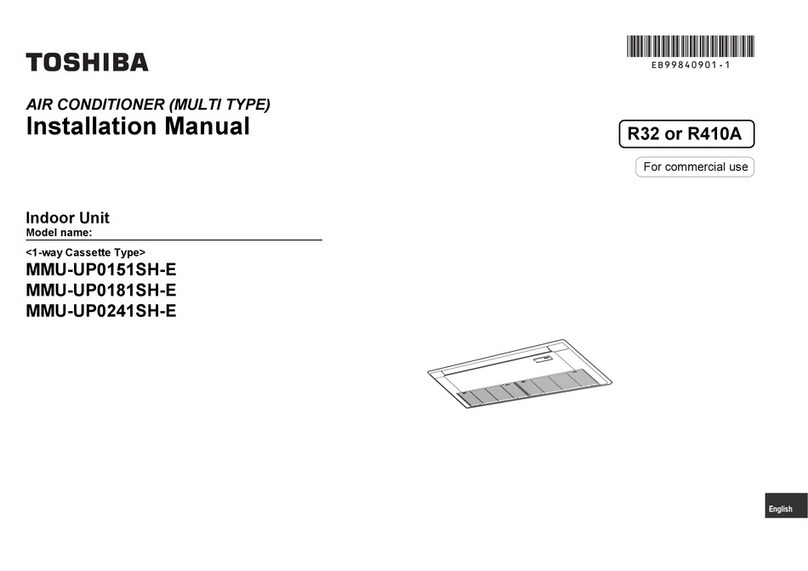 Toshiba MMU-UP0151SH-E User manual
