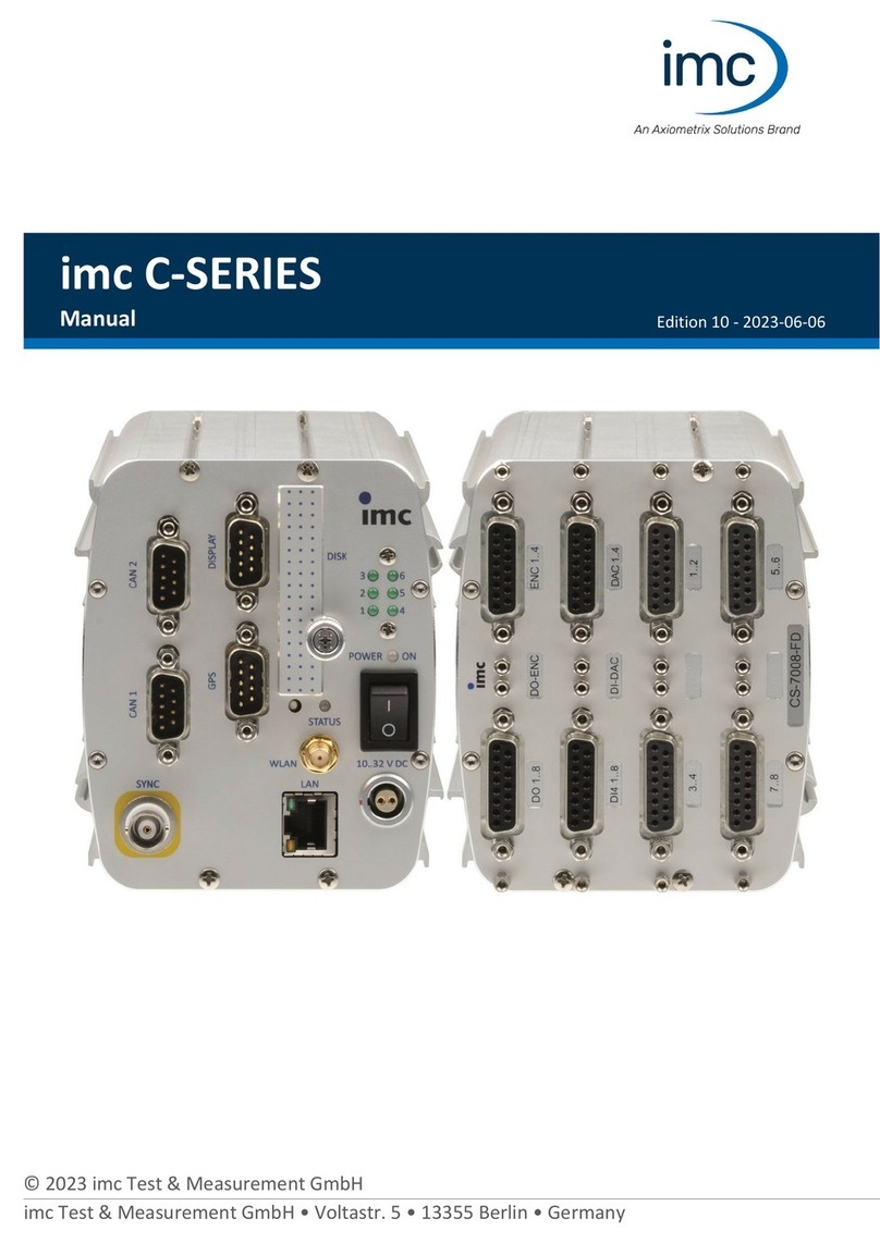 Axiometrix Solutions imc C Series manual