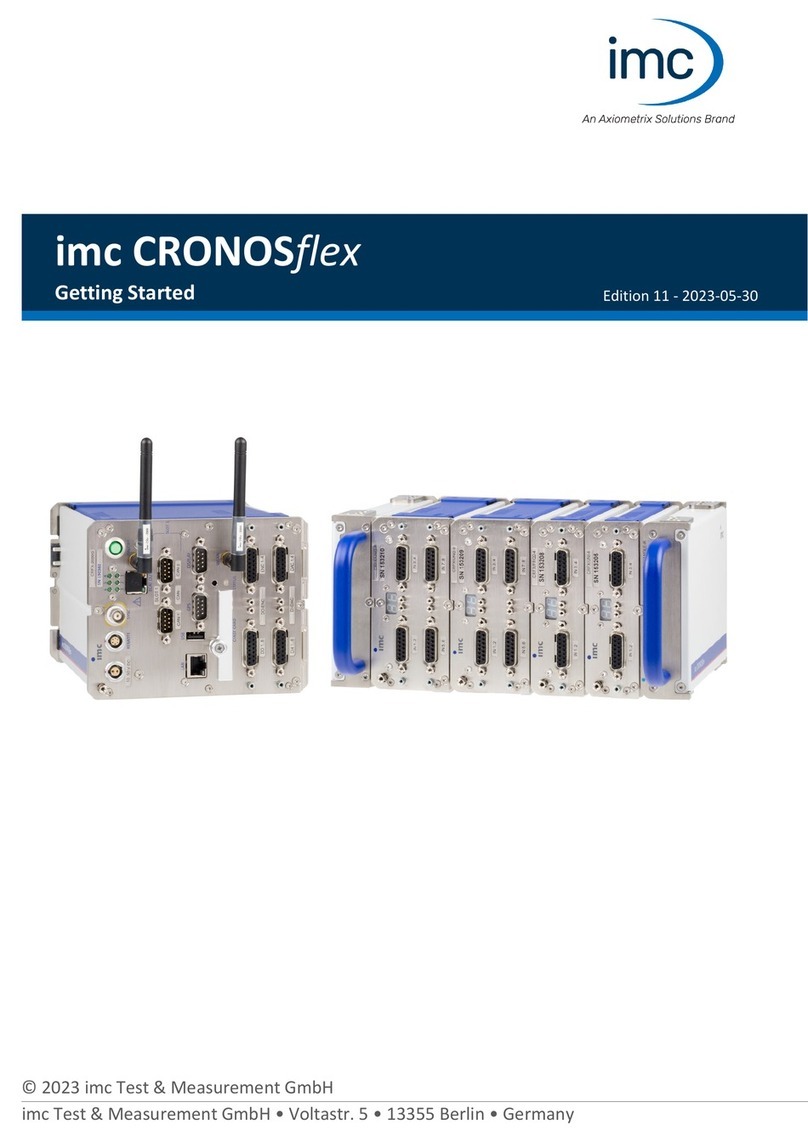 Axiometrix Solutions imc CRONOSflex Getting started