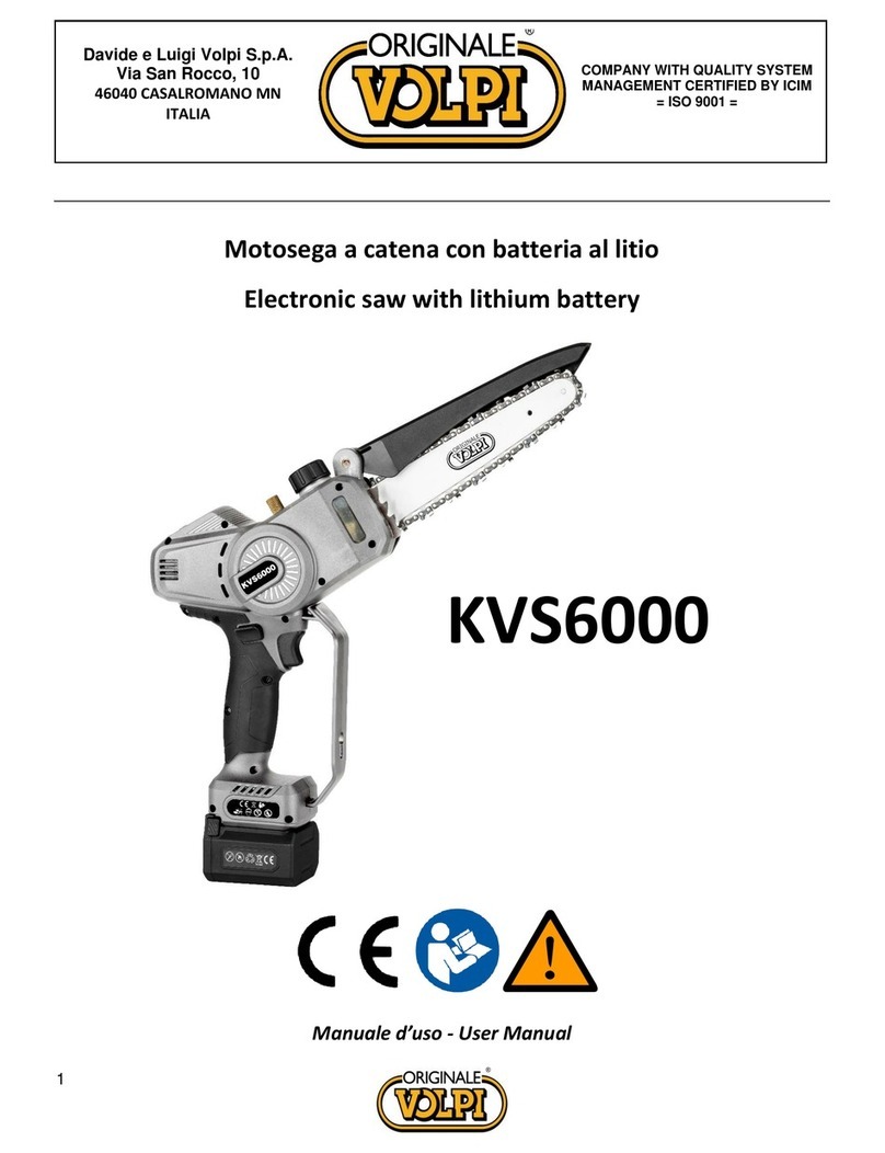 Volpi KVS6000 User manual