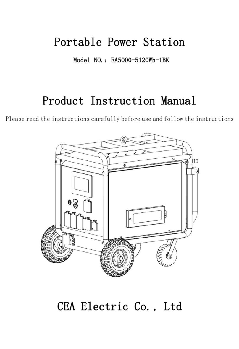 CEA EA5000-5120Wh-1BK Product instruction manual