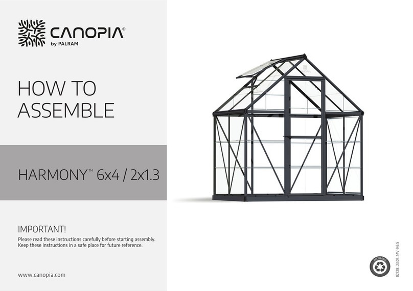 Palram CANOPIA HARMONY 6x4 / 2x1.3 Administrator Guide