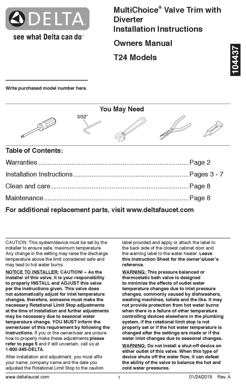 Delta MultiChoice T24976-SSLHP User manual