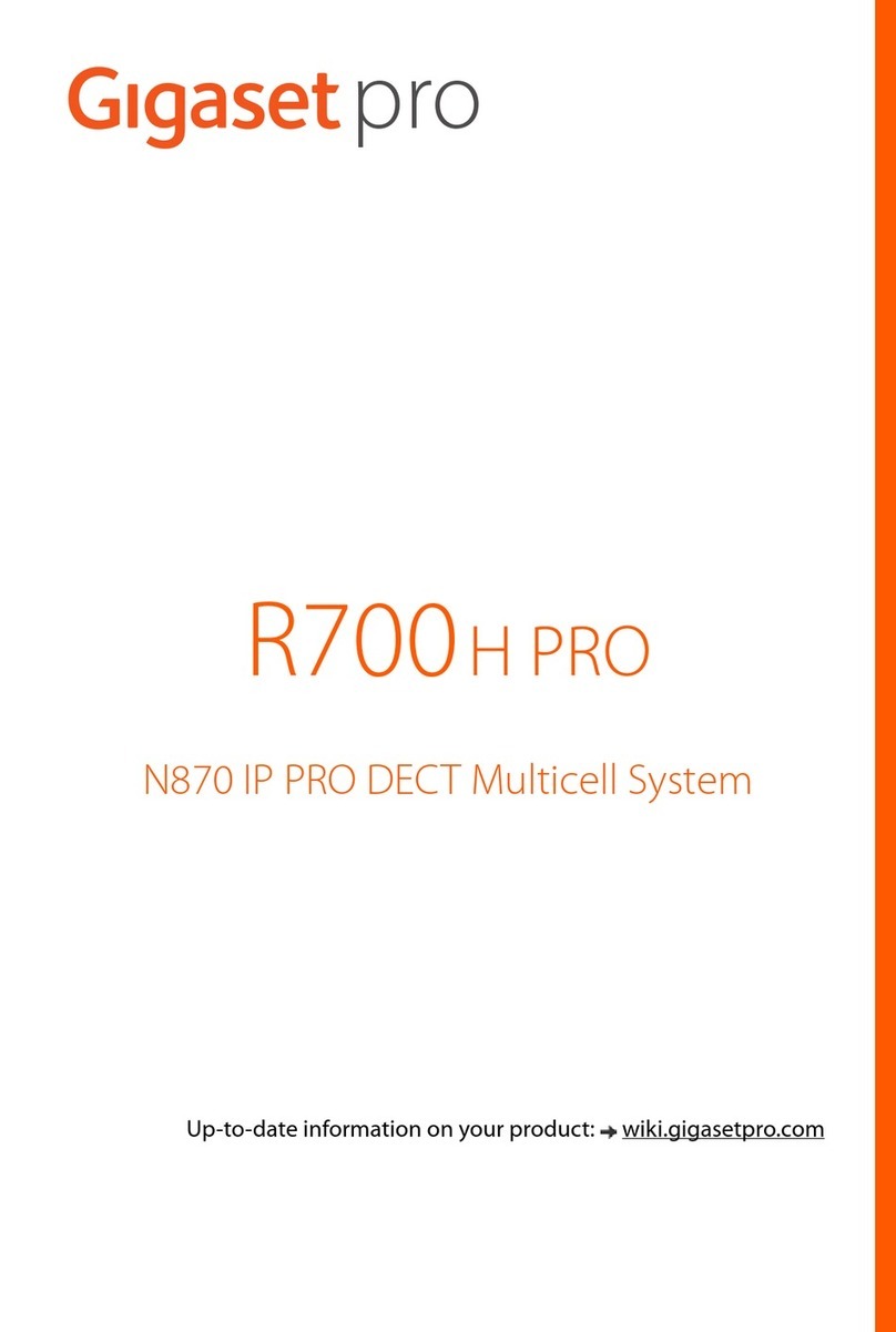 Gigaset R700 H PRO manual