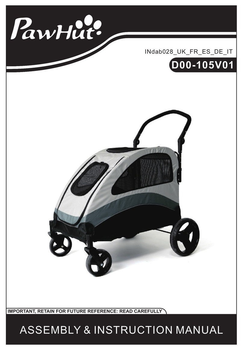 PawHut D00-105V01 Installation guide PawHut D00-105V01 Installation guide