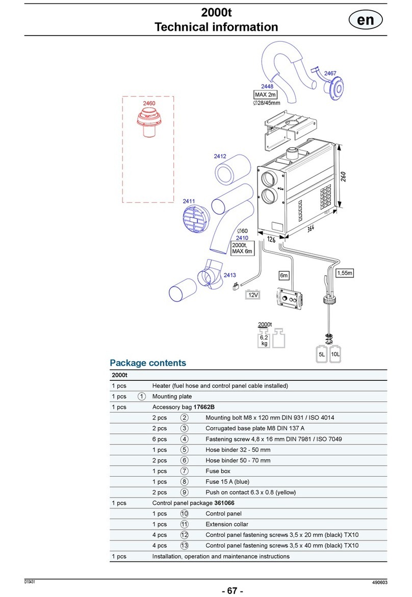 wallas 2000t technical information