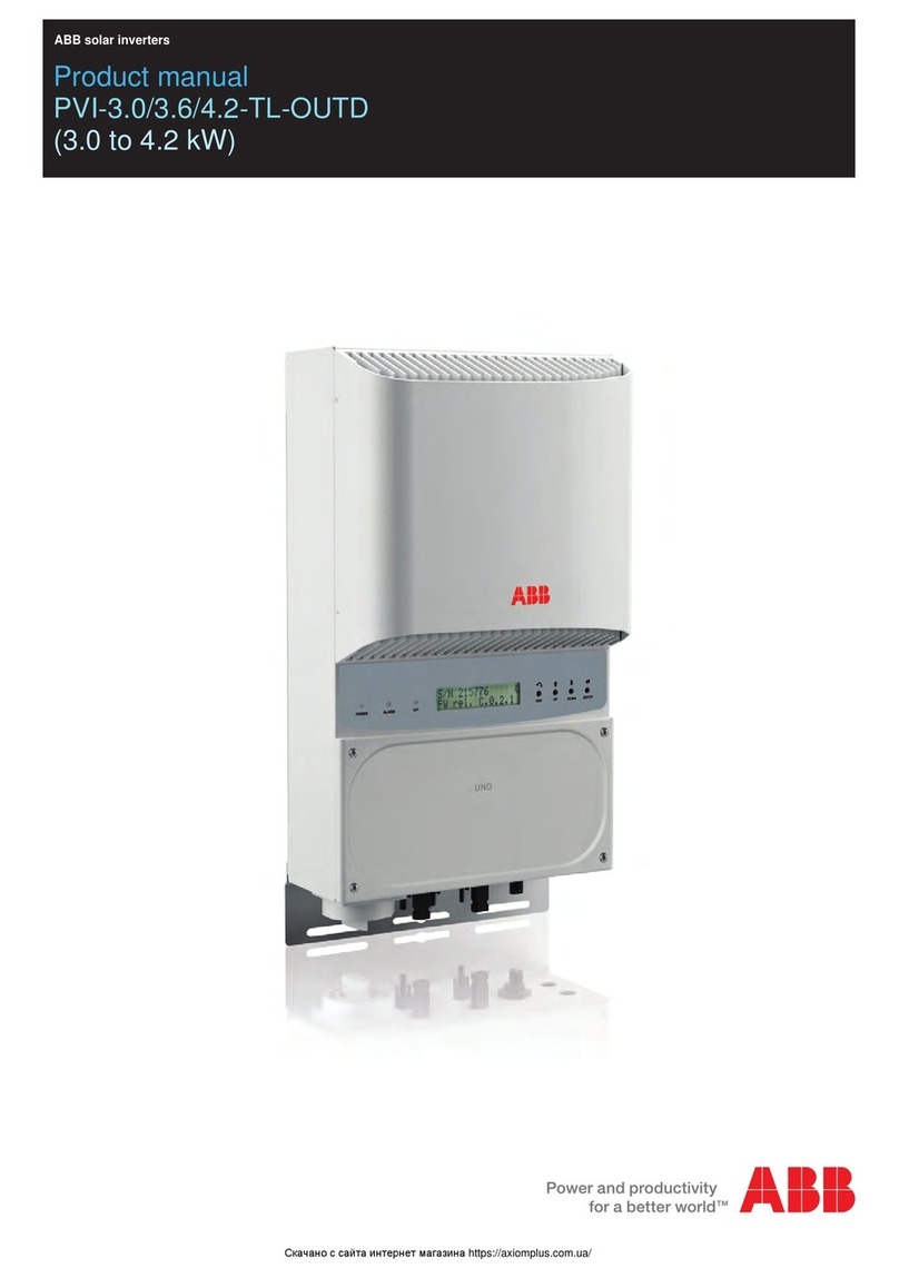 ABB PVI-3.0/3.6/4.2-TL-OUTD User manual