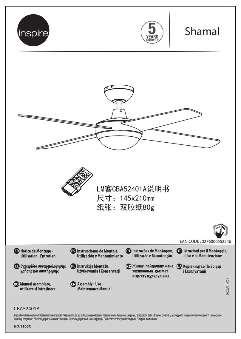 Inspire Shamal Assembly, Use, Maintenance Manual