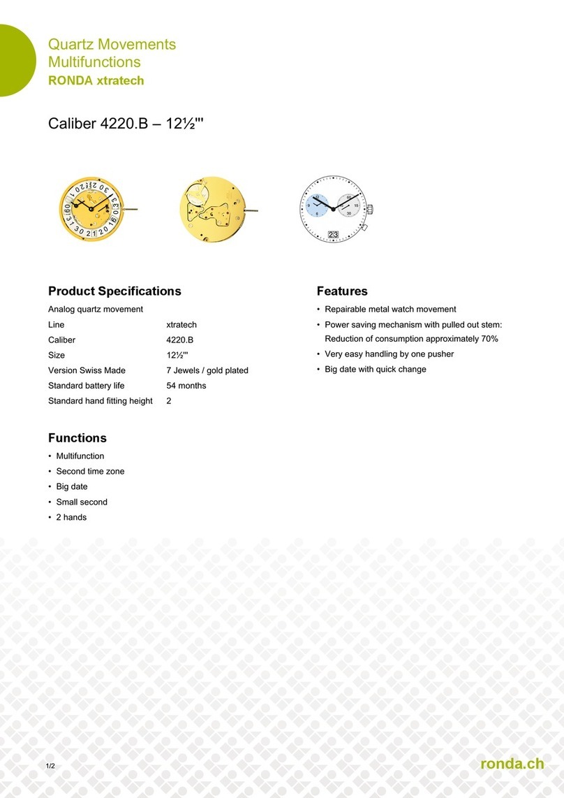 Ronda xtratech 4220.B instructions