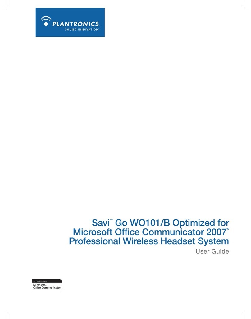 Plantronics Savi Go WO101/B User manual