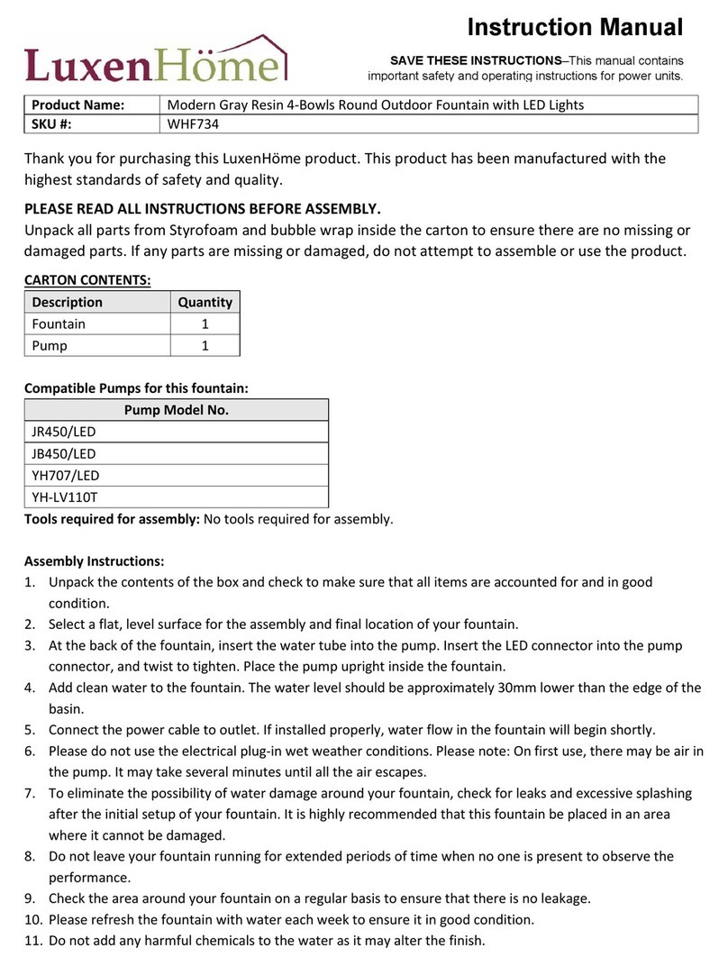 LuxenHome WHF734 instruction manual LuxenHome WHF734 instruction manual