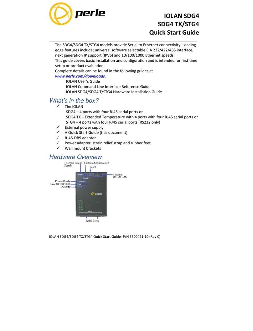 Perle IOLAN STG4 User manual