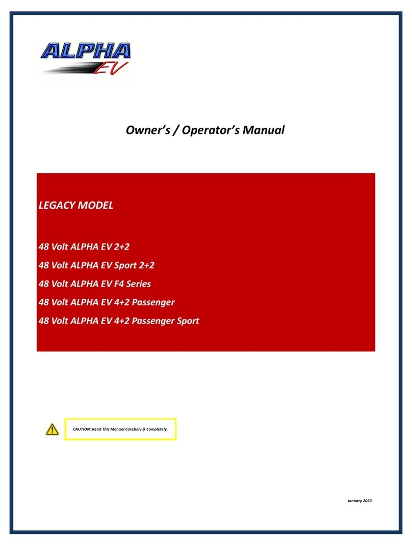Alpha EV F4 Series Owner's/operator's manual