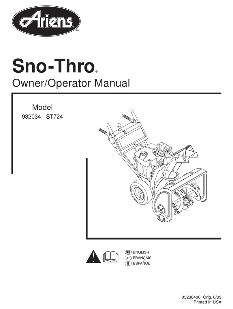 Ariens Sno-Thro ST724 User manual