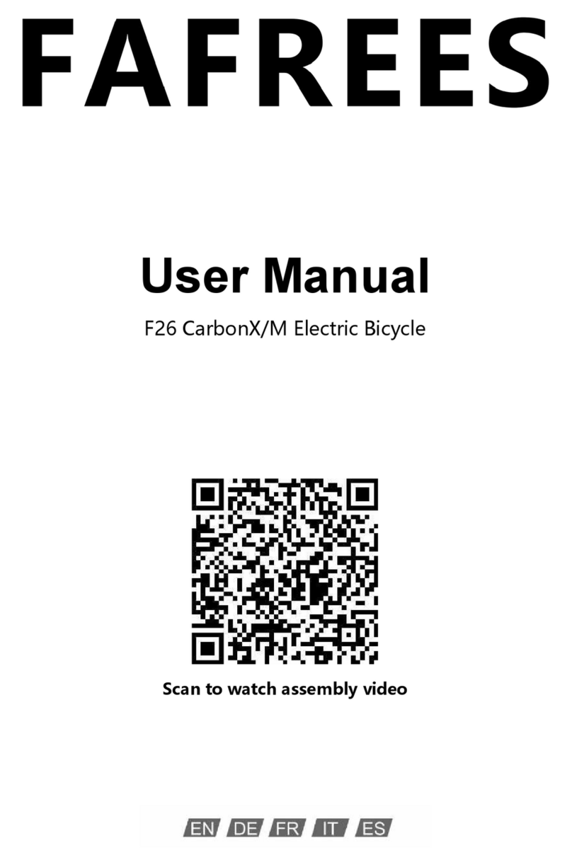 FAFREES F26 CarbonX User manual