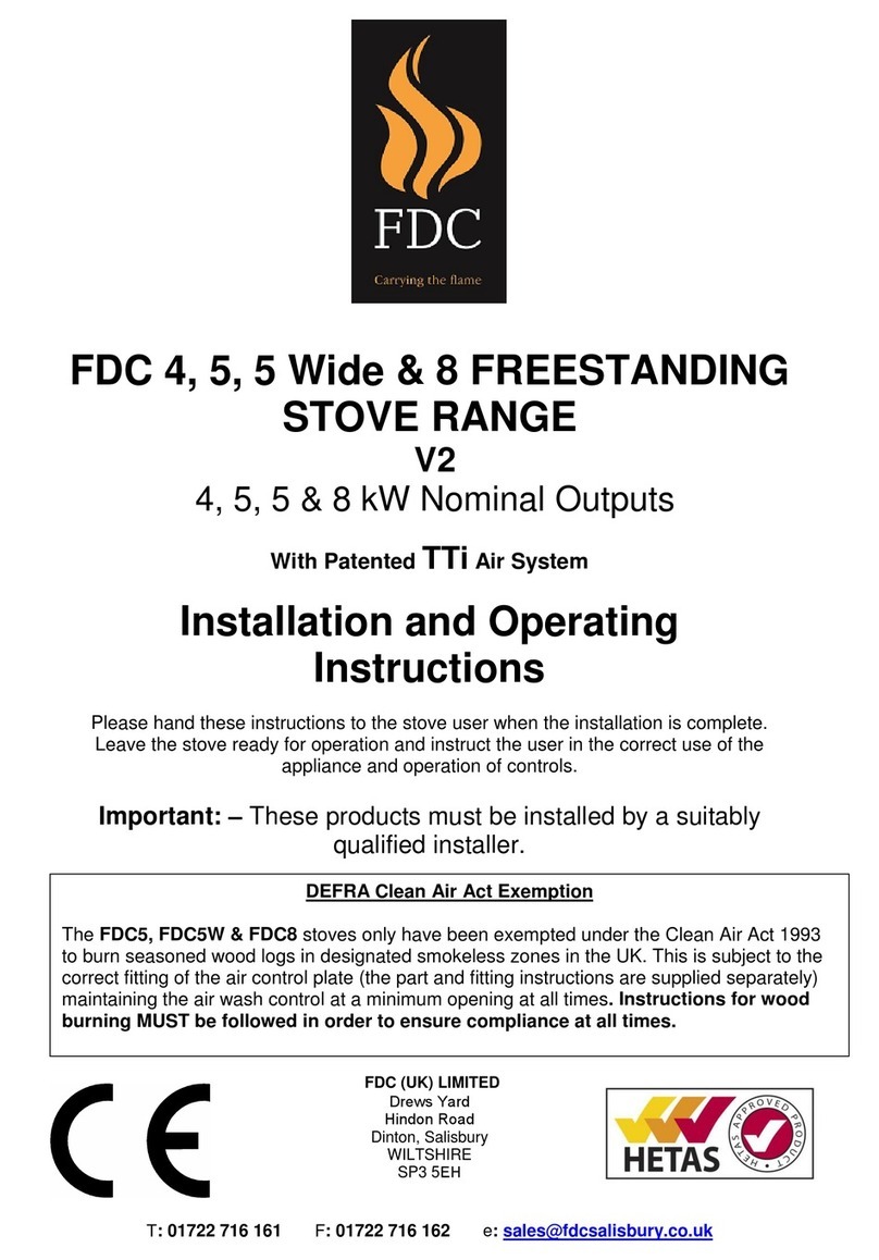 FDC FDC4 Installation and operating instructions