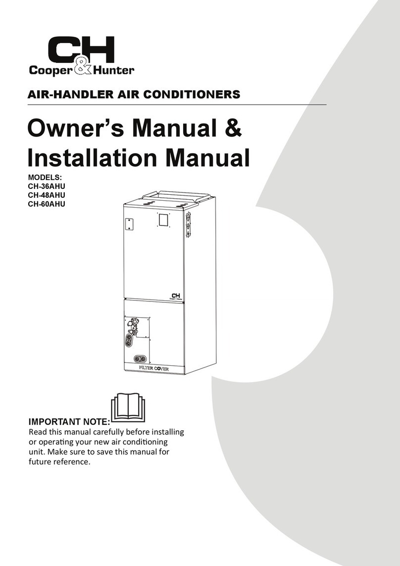Cooper & Hunter CH-36AHU Repair manual Cooper & Hunter CH-36AHU Repair manual