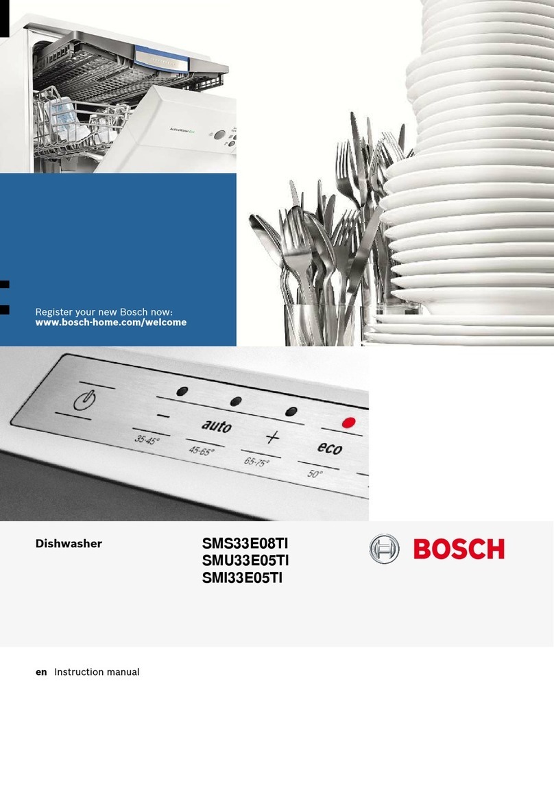 Bosch SMS33E08TI User manual