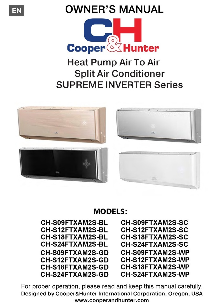 Cooper & Hunter SUPREME INVERTER Series User manual