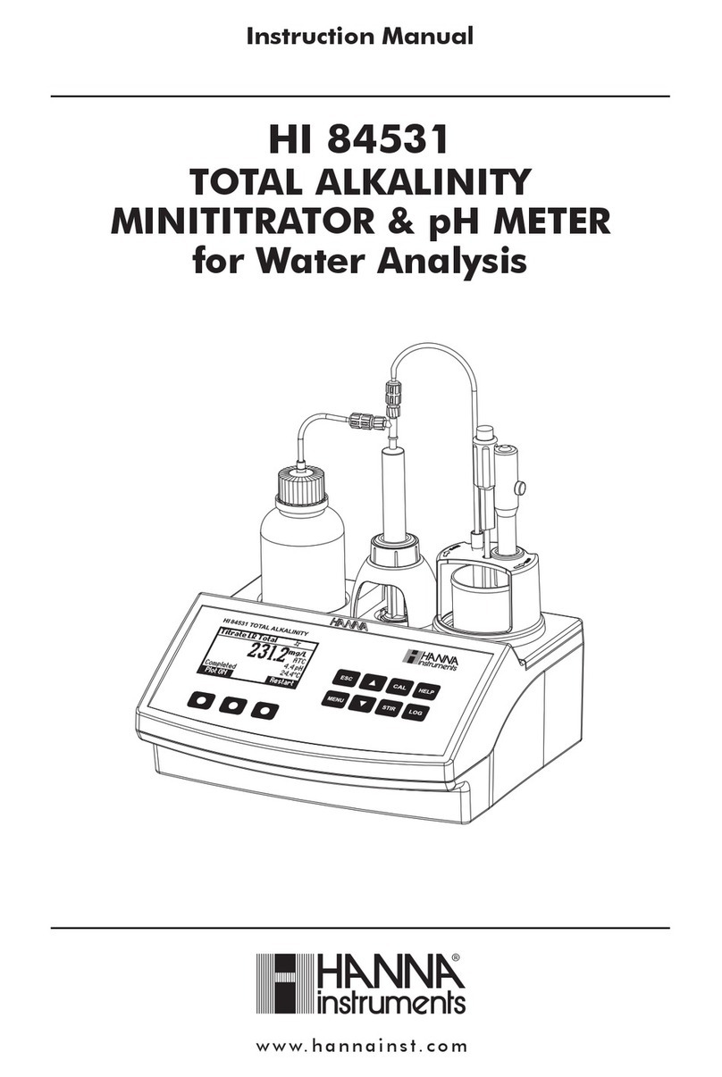 Hanna Instruments HI84531-02 User manual