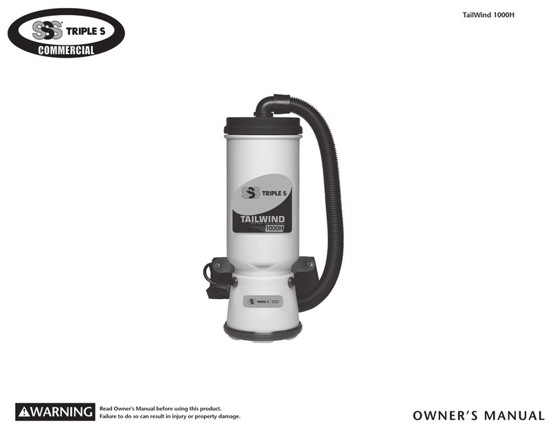SSS Siedle Triple S TailWind 1000H owner's manual
