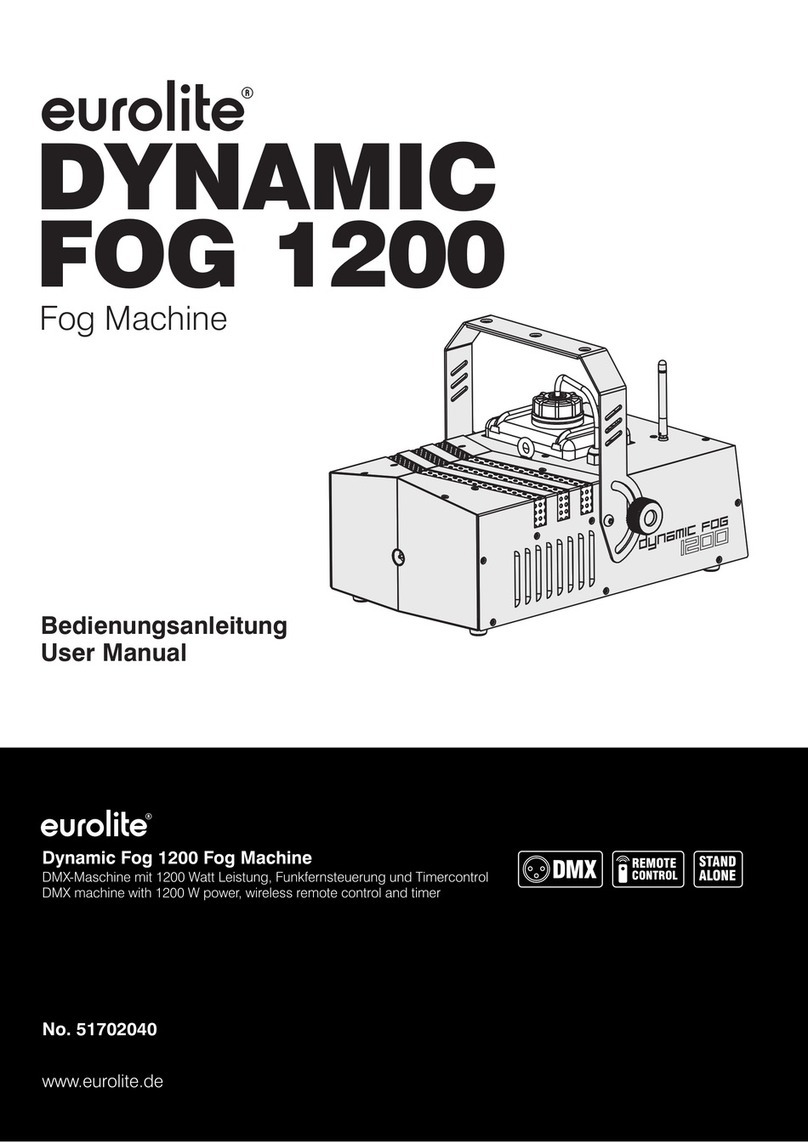 EuroLite DYNAMIC FOG 1200 User manual