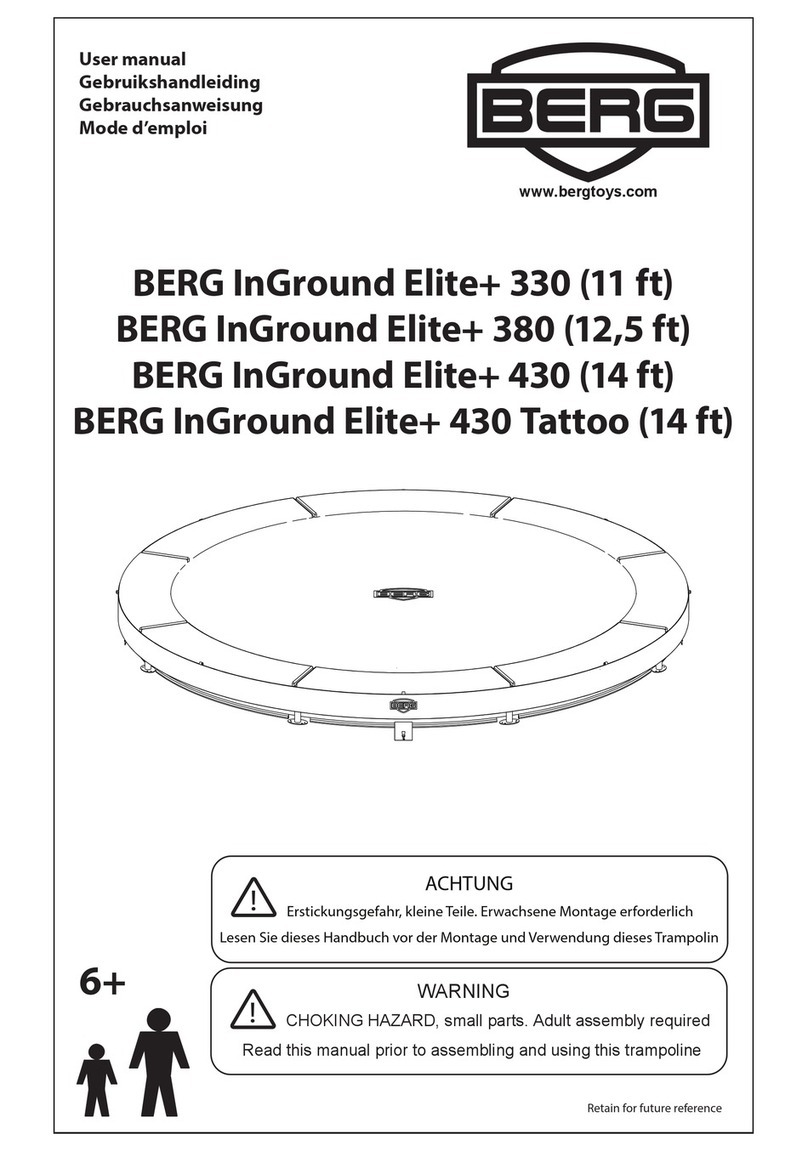 BERG InGround Elite+ 330 User manual
