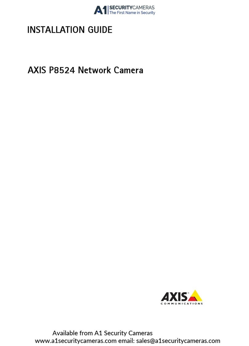 Axis P8524 User manual
