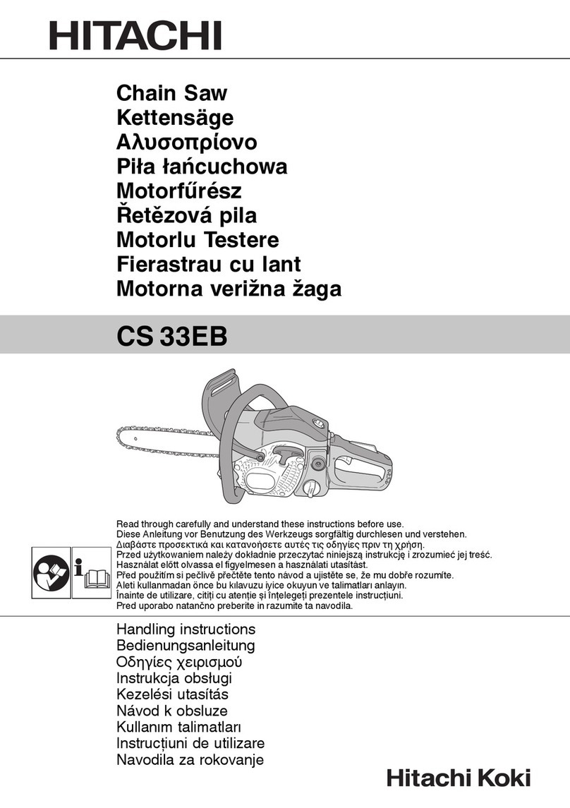 Hitachi CS 33EB User manual