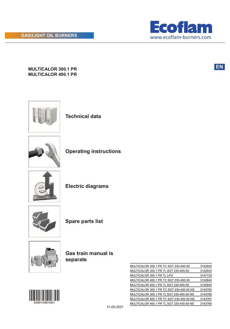 Ecoflam MULTICALOR 300.1 PR Series User manual Ecoflam MULTICALOR 300.1 PR Series User manual