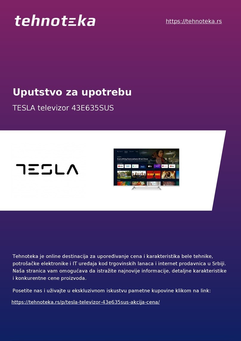 Tesla 43E635SUS quick start guide