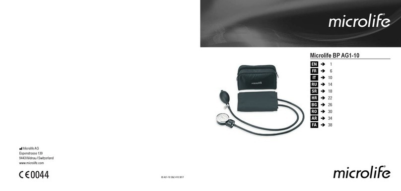 Microlife BP AG1-10 User manual