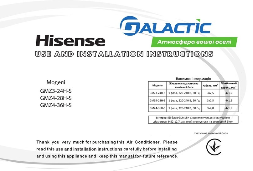Hisense GMZ3-24H-S Technical manual