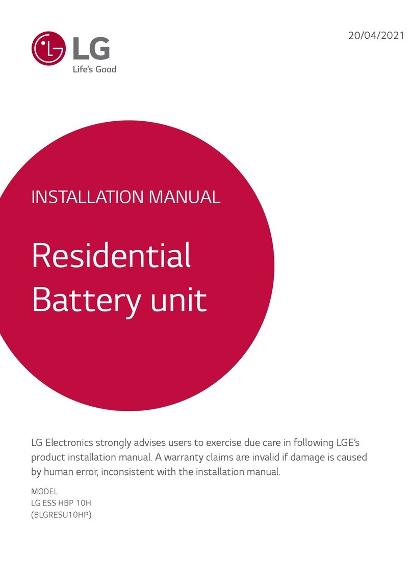 LG BLGRESU10HP installation manual