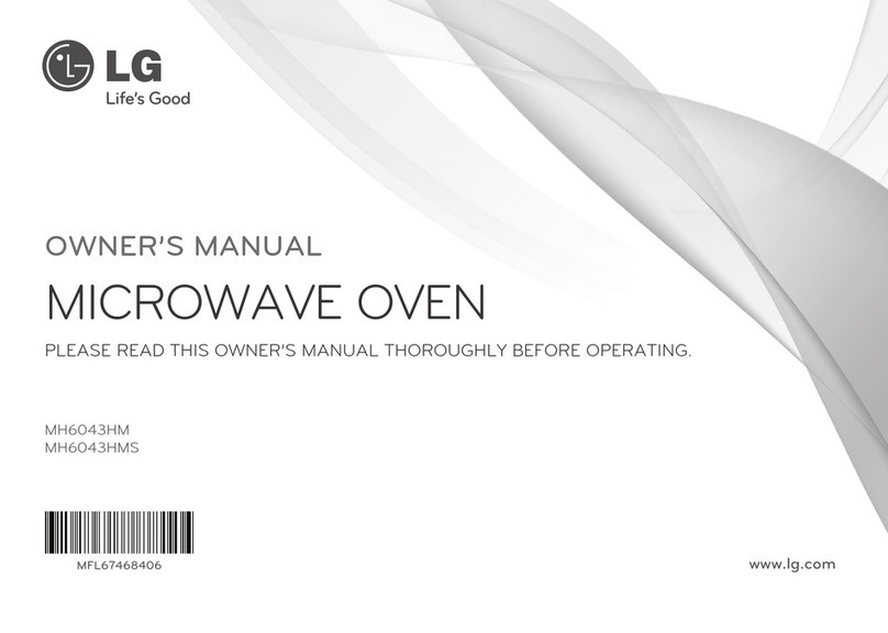 LG MH6043HMS owner's manual
