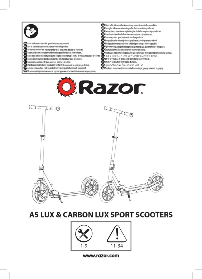 Razor CARBON LUX manual