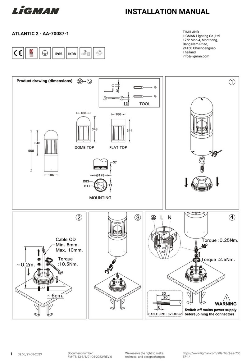 LIGMAN AA-70087-1 installation manual