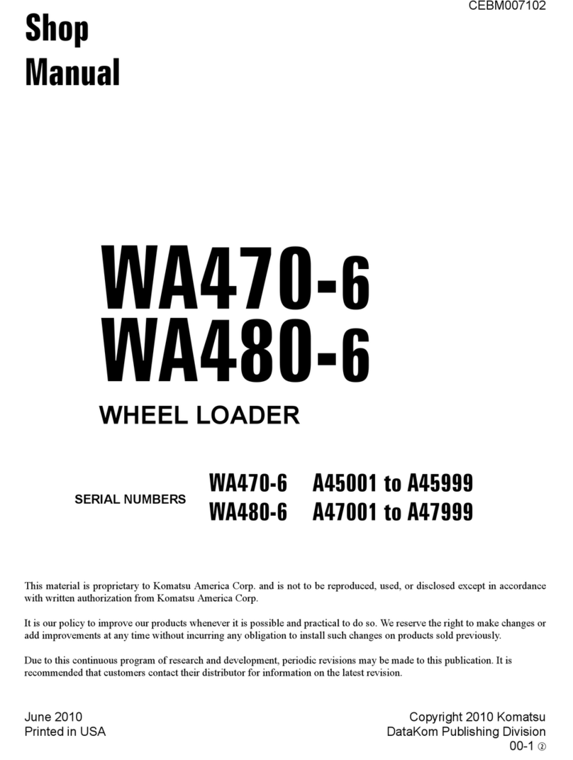 Komatsu A45001 Shop Manual