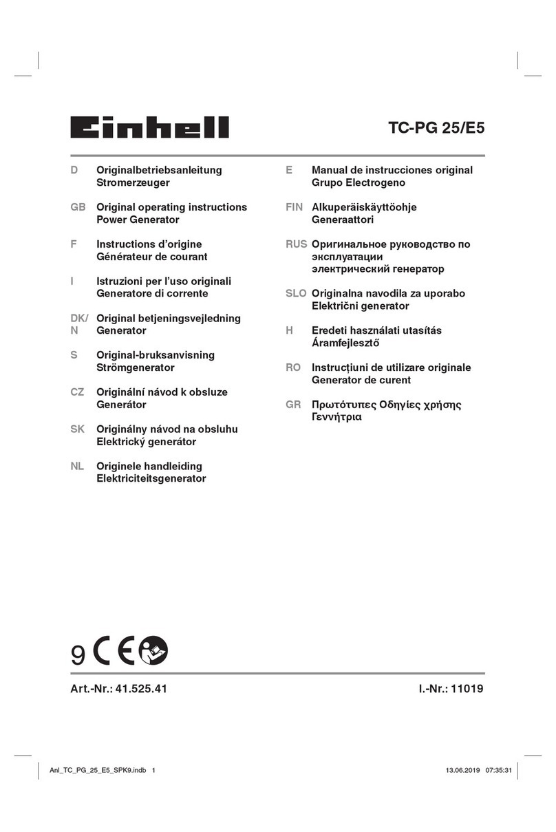 EINHELL TC-PG 25/E5 User manual