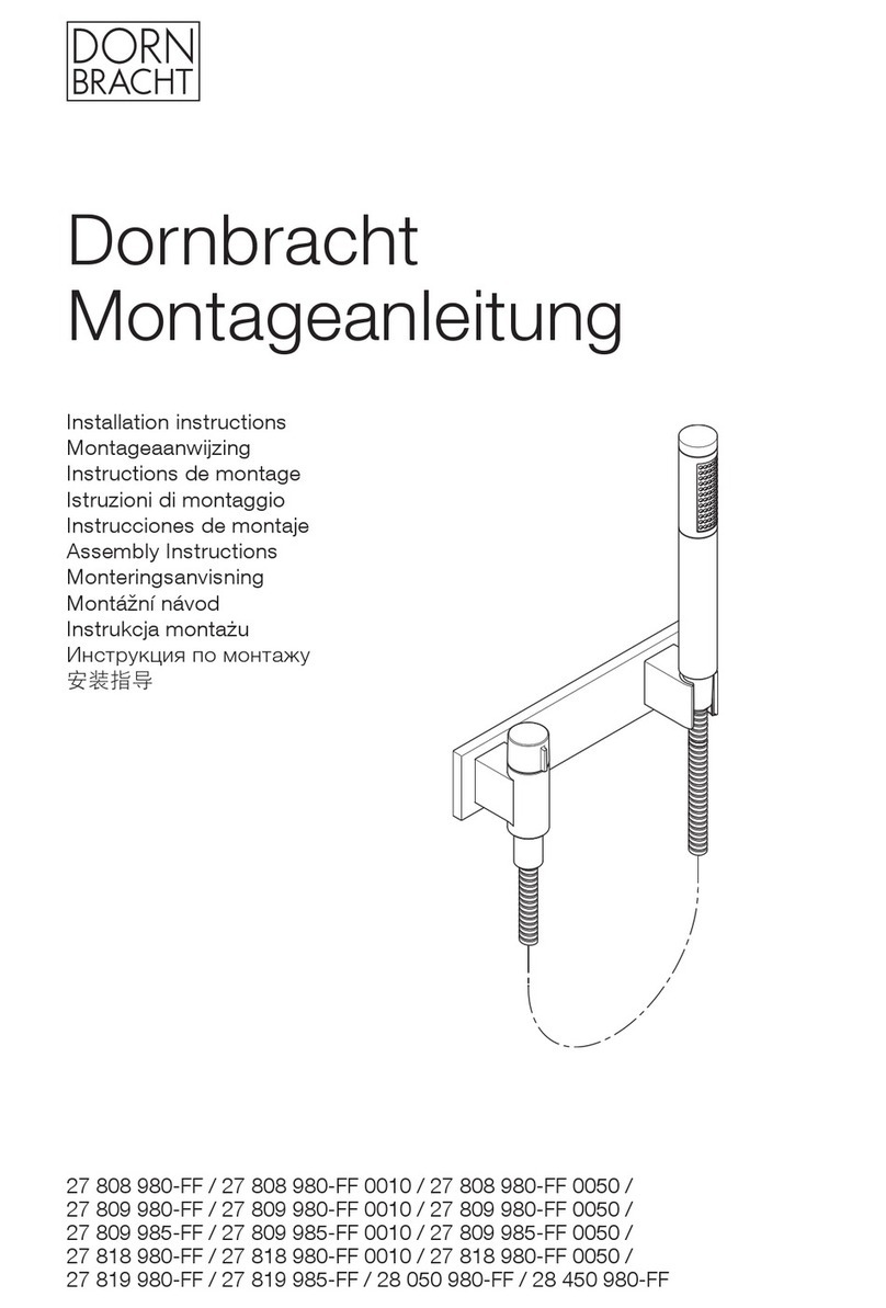 Dornbracht 27 808 980-FF installation instructions