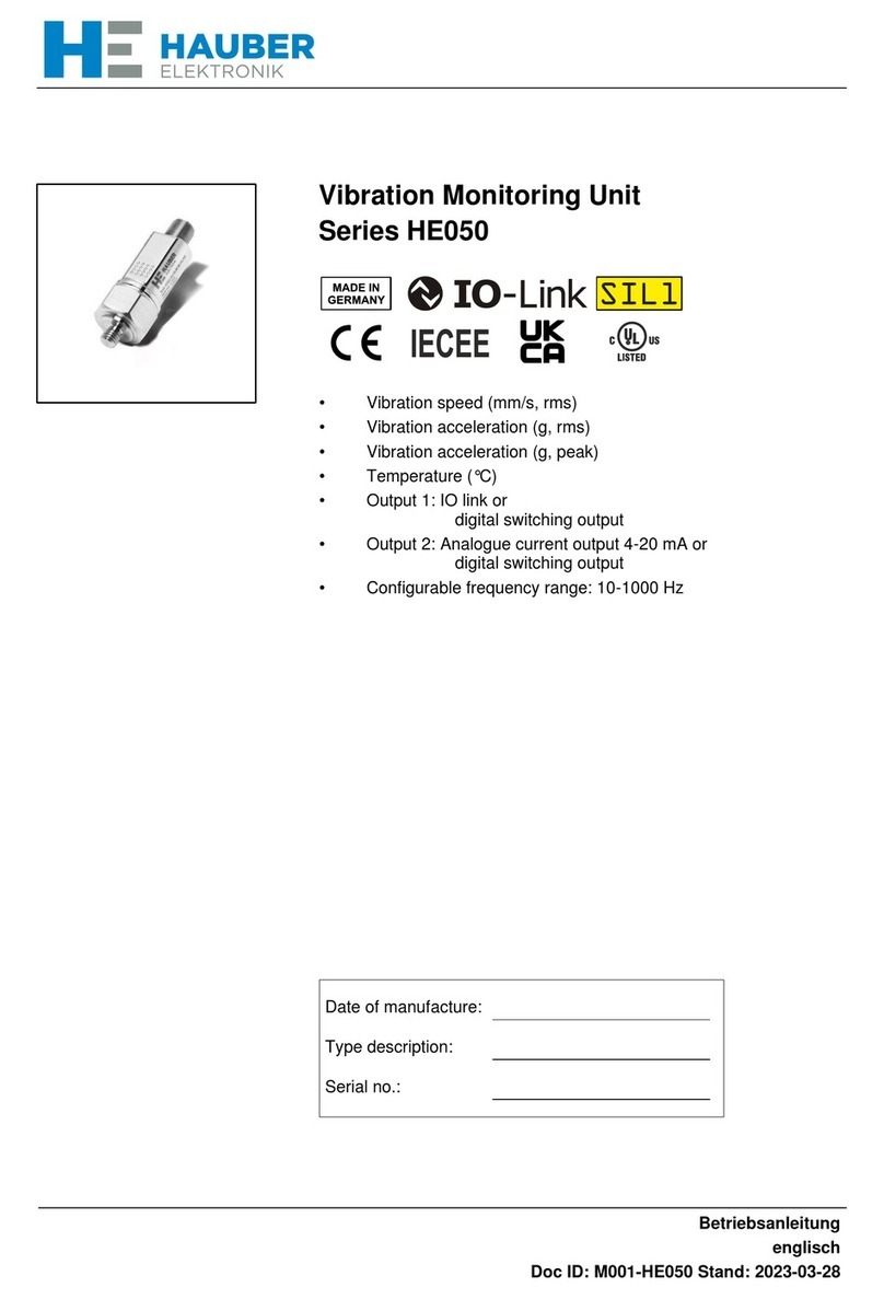 Hauber Elektronik HE050 Series User manual