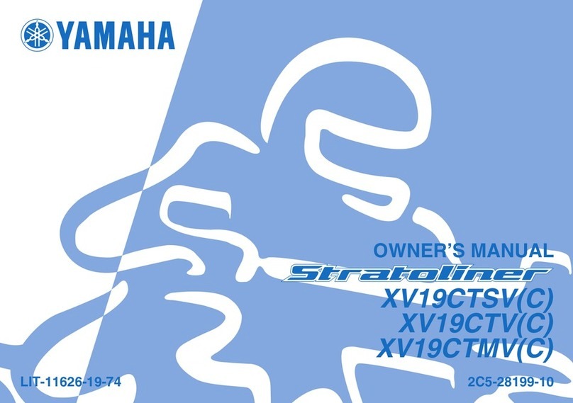 Yamaha STRATOLINER XV19CTSV owner's manual