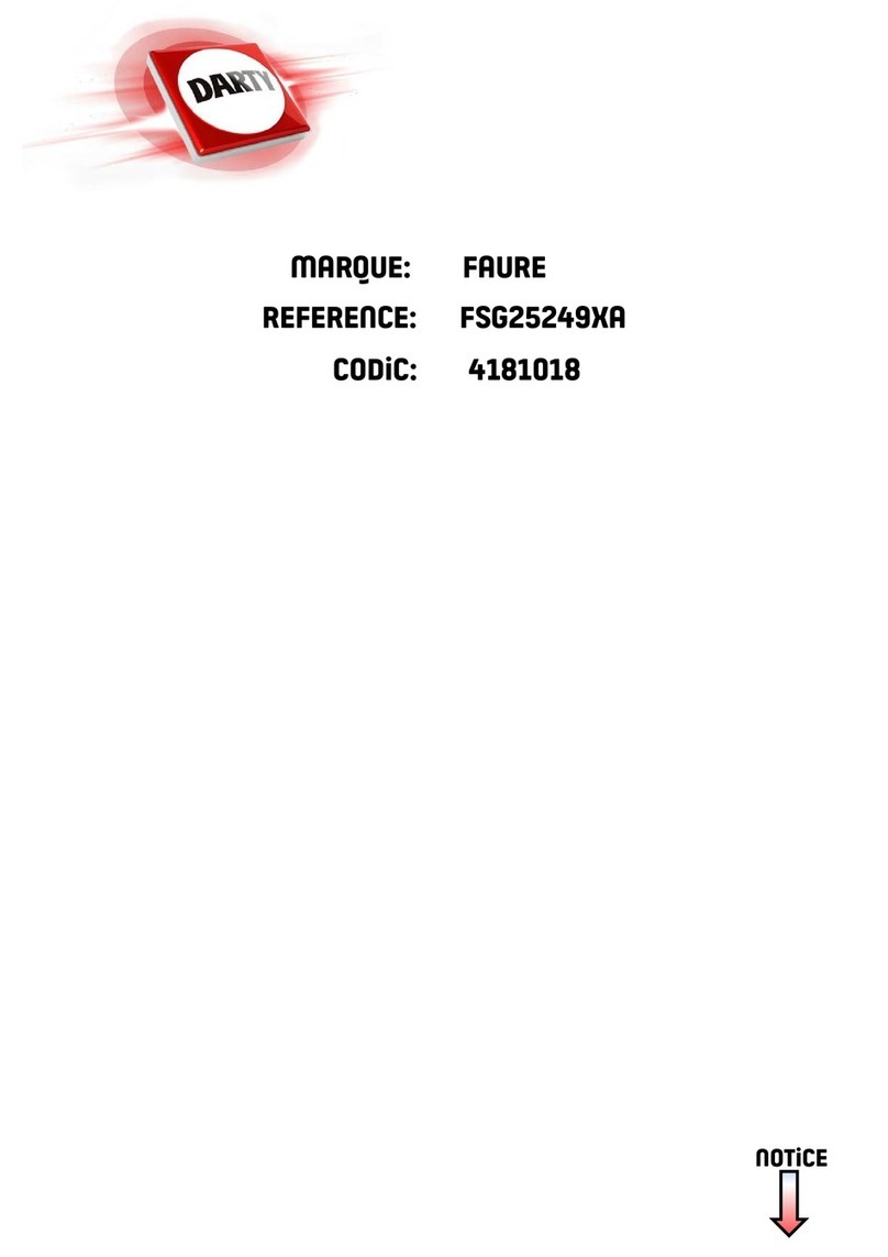 FAURE FSG25249XA user manual